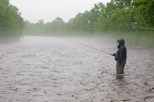 Is Fly Fishing Good In The Rain?